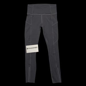 Lululemon Fast and Free 25" Dark Carbon Leggings